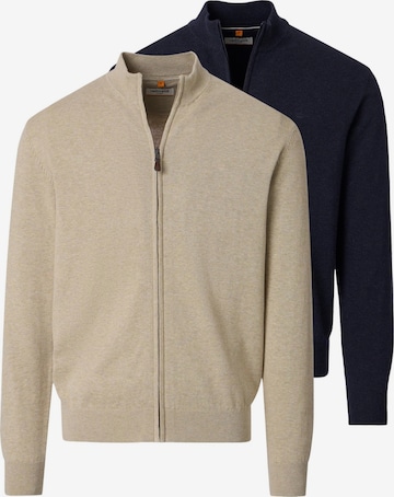 Vestes en maille 'Basic' redmond en bleu : devant