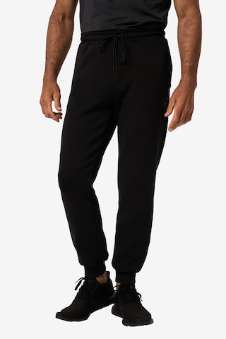 JAY-PI Regular Workout Pants in Black: front