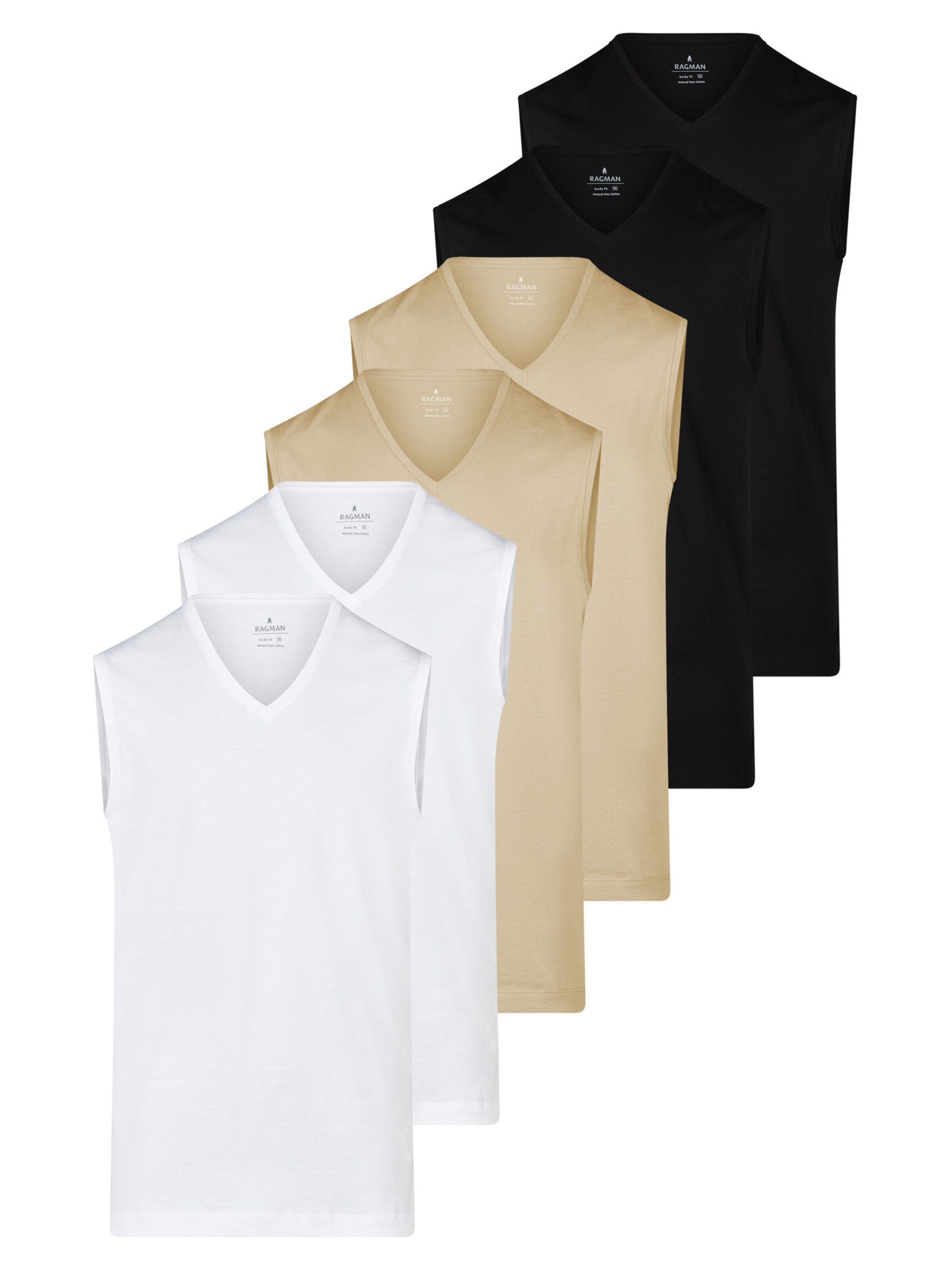 Ragman Undershirt 'Basic' in Mixed colors, Item view