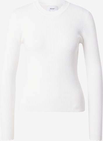 NÜMPH Sweater 'ROA' in White: front