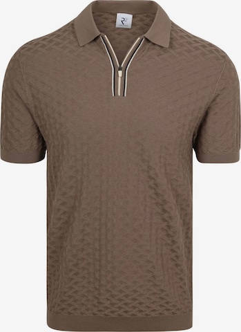 T-Shirt R2 Amsterdam en marron : devant