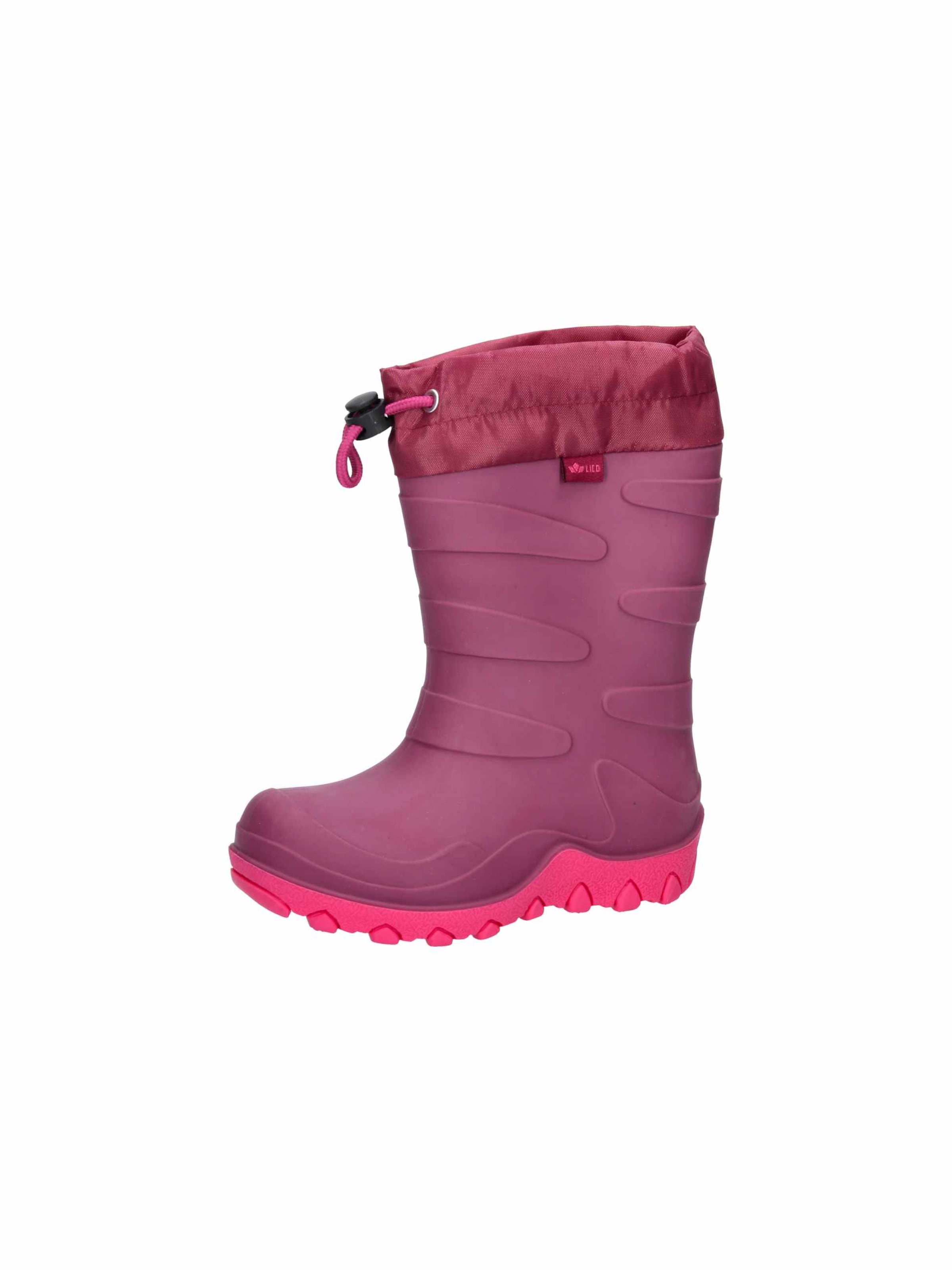 LICO Rubber boot 'Cirrus' in Purple: front