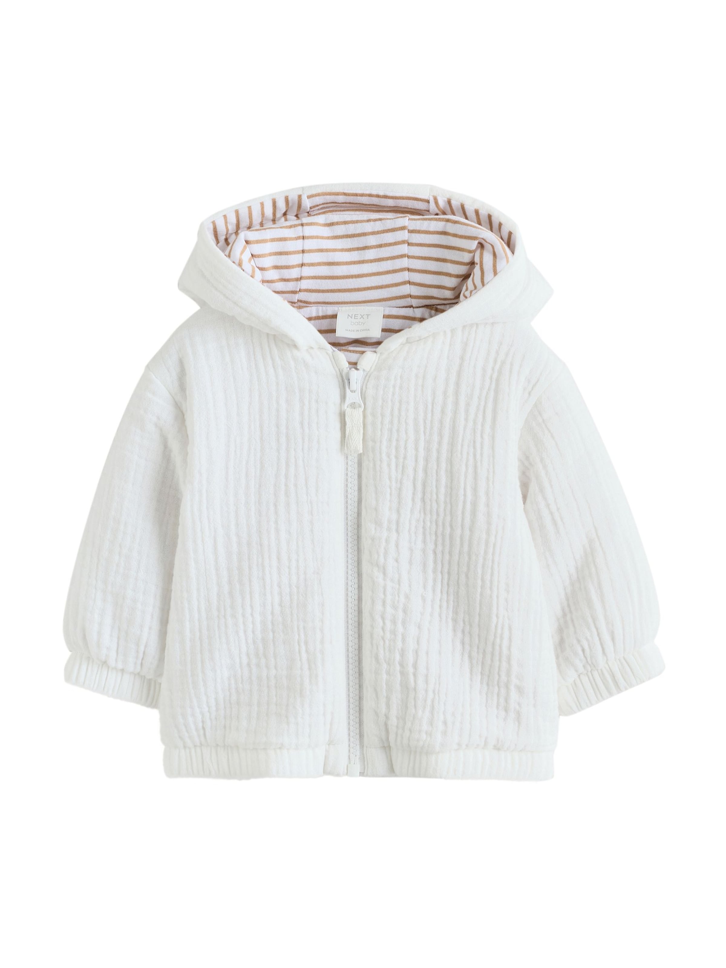 Giacca di mezza stagione di Next in bianco: frontale
