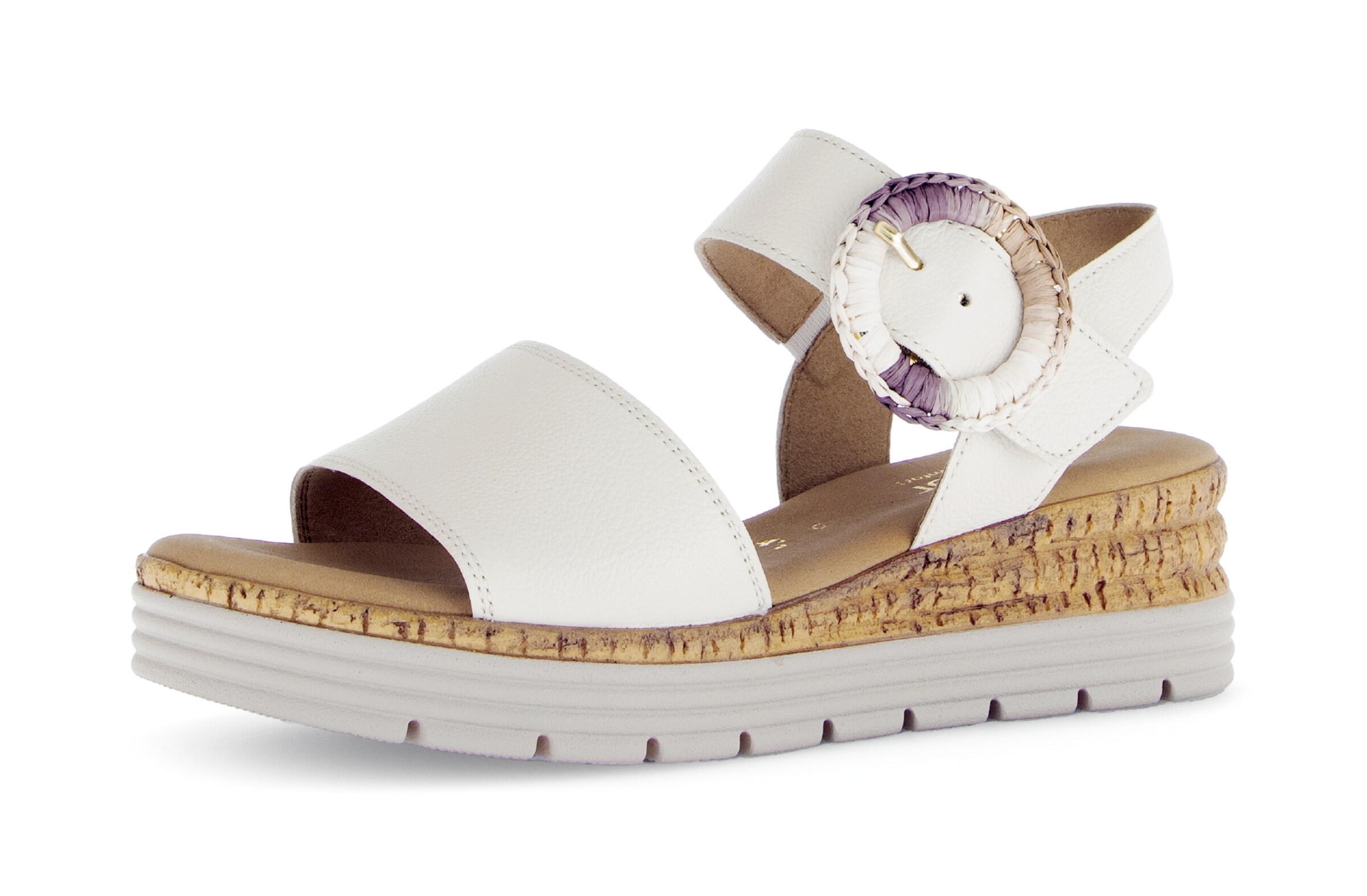 Sandales GABOR en blanc : devant