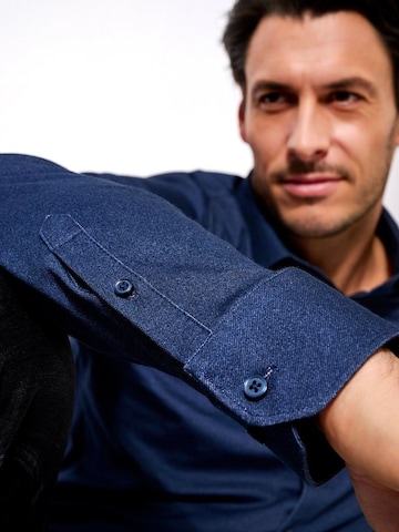 DESOTO Regular fit Button Up Shirt in Blue