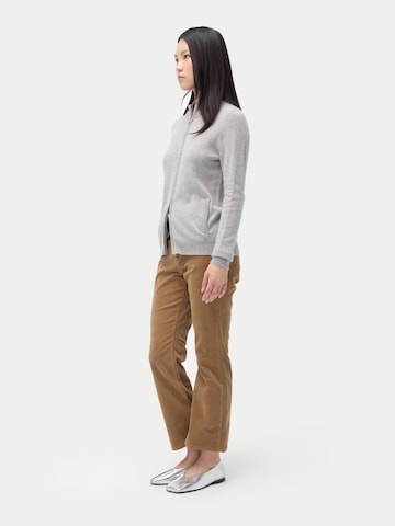 Cardigan 'Women's Essential Cashmere Full-Zip Cardigan' GOBI Cashmere en gris