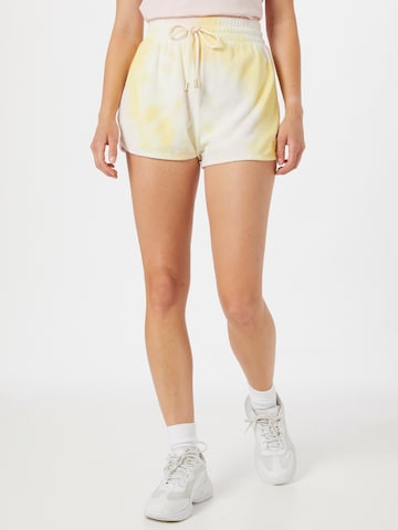 River Island Regular Trousers in Yellow: front