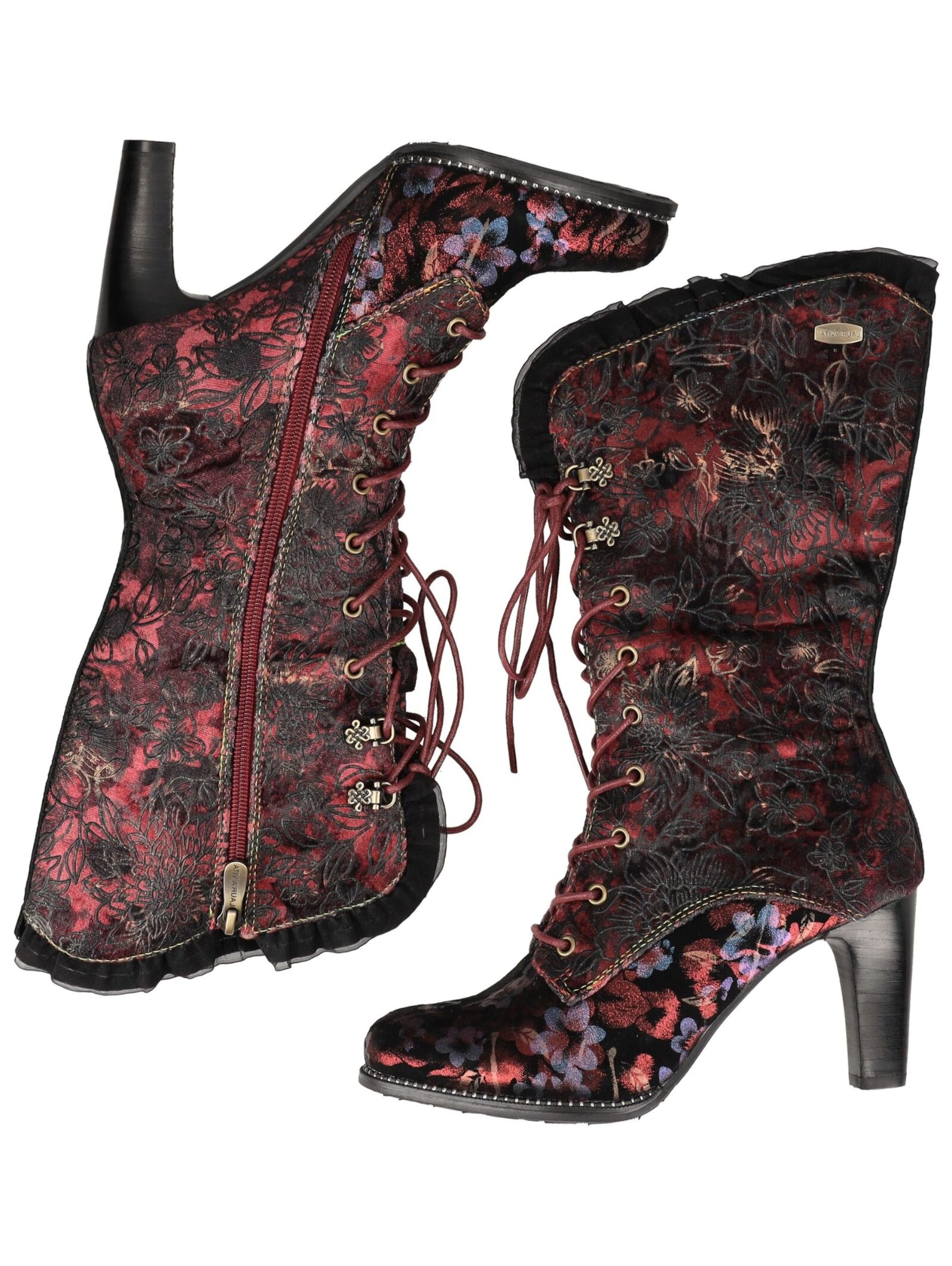 Bottes à lacets Laura Vita en noir