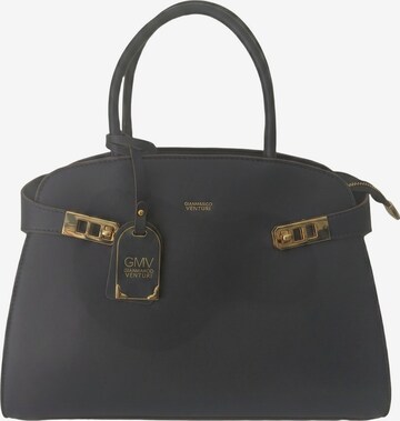 Borsa a mano di GianMarco Venturi in blu: frontale