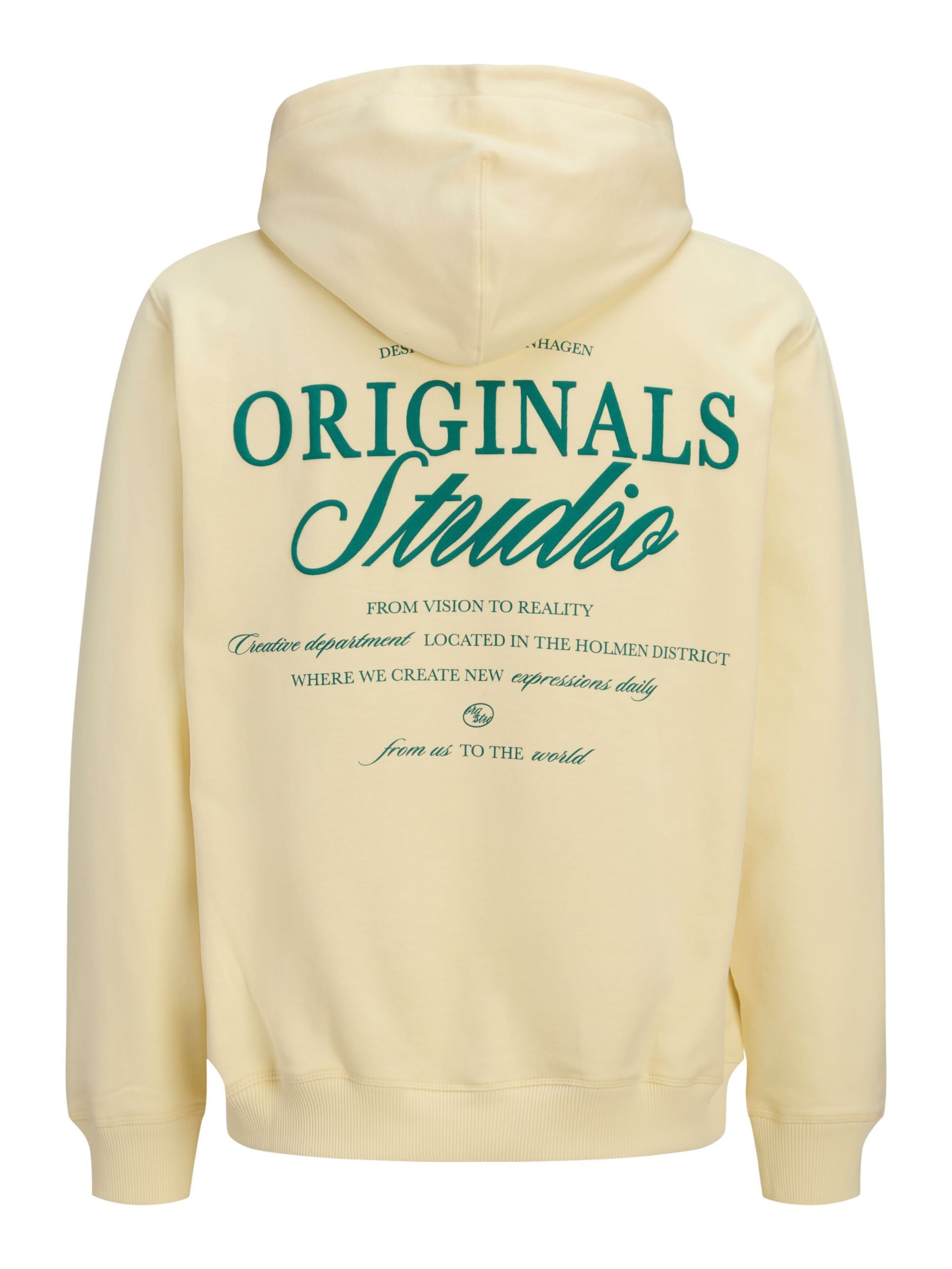 Sweat-shirt JACK & JONES en jaune
