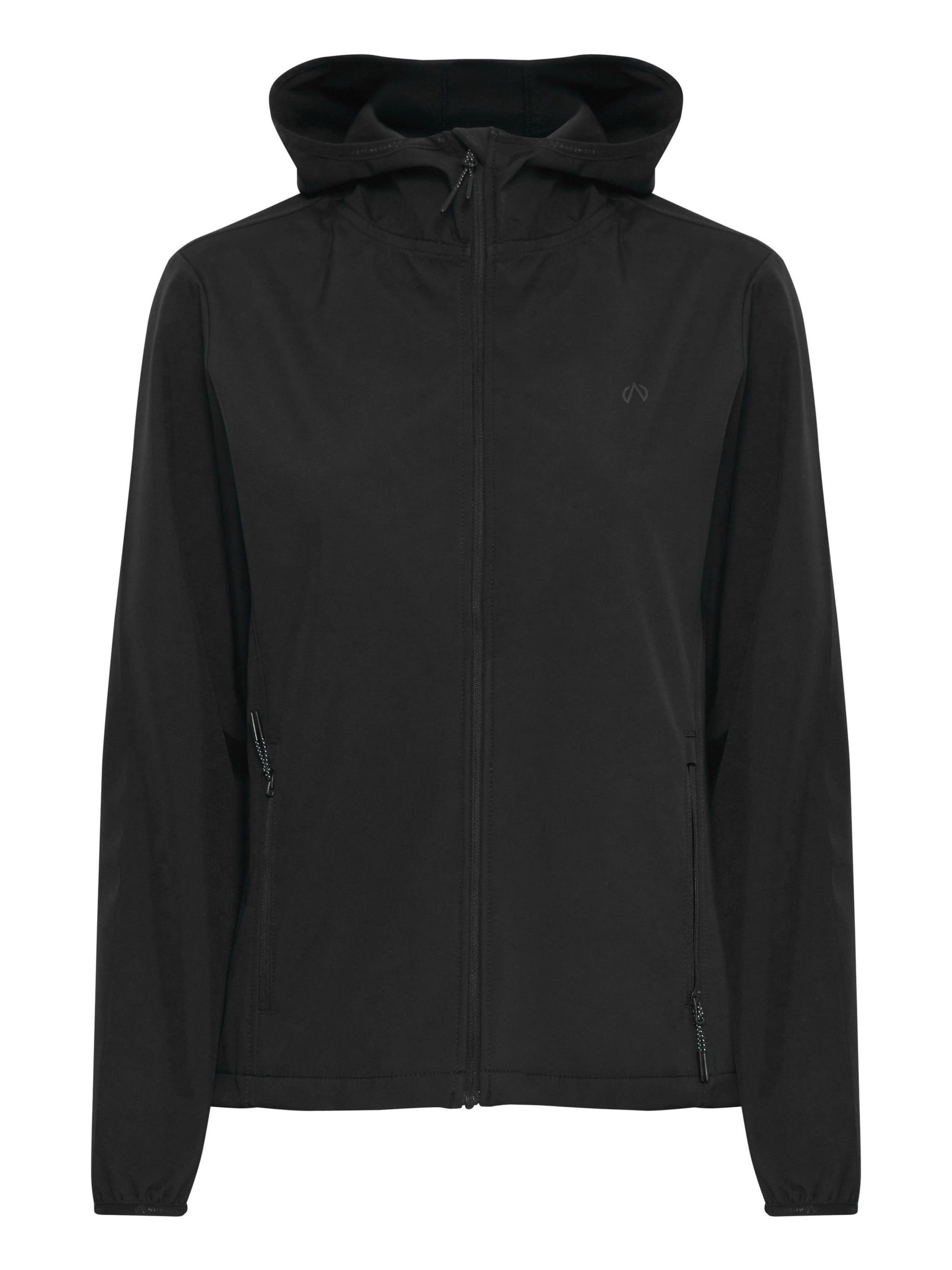 North Bend - Chaqueta de montaña 'Luana' en negro: frente