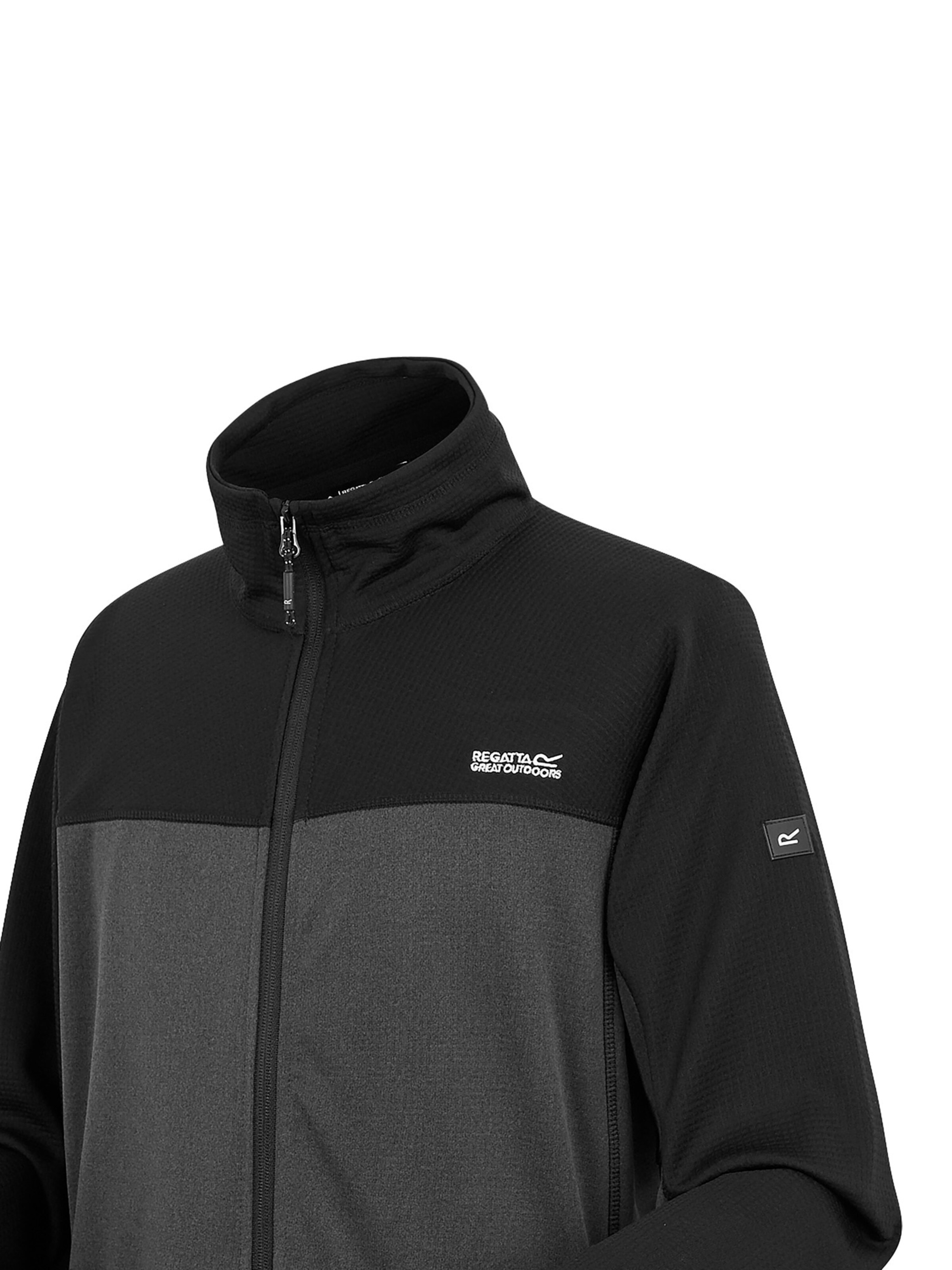 Giacca di pile 'Highton Full Zip V' di REGATTA in grigio