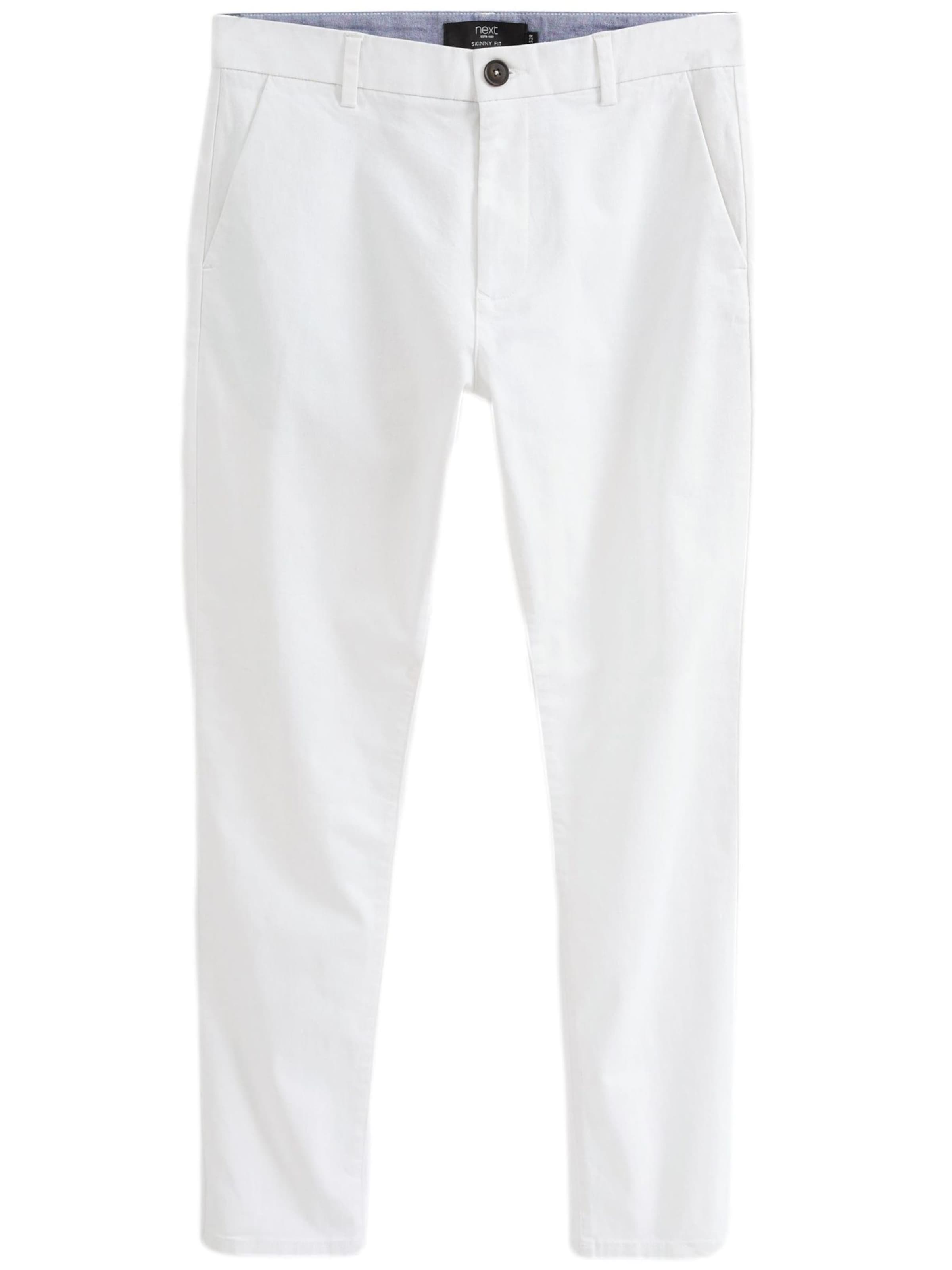 Next Брюки-чинос в Белый: спереди
