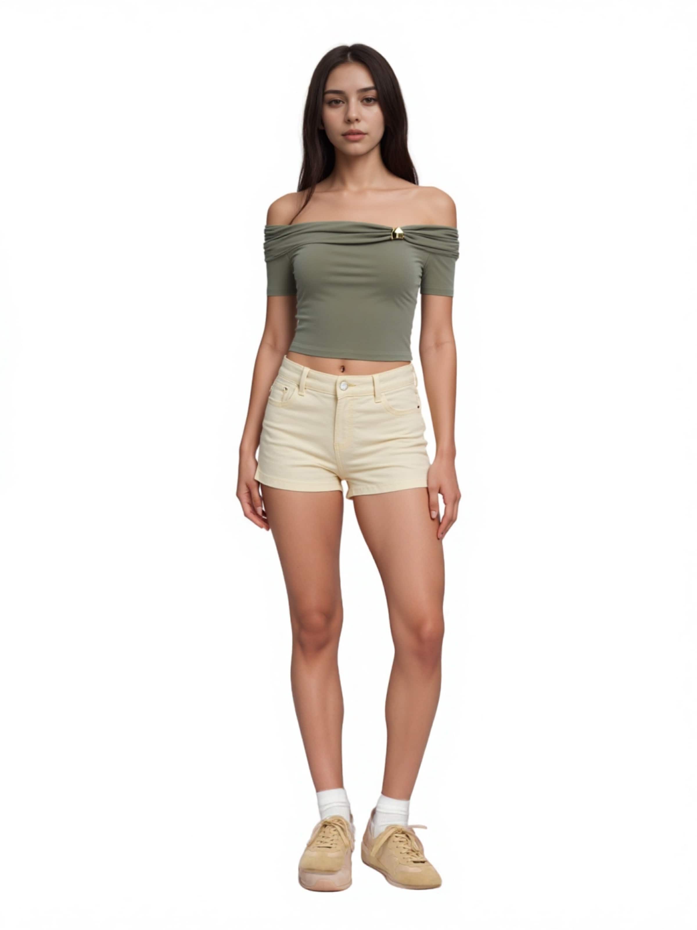 GUESS Shirt 'Brigitte' in Green