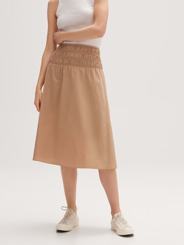 OPUS Skirt 'Ropina' in Beige: front