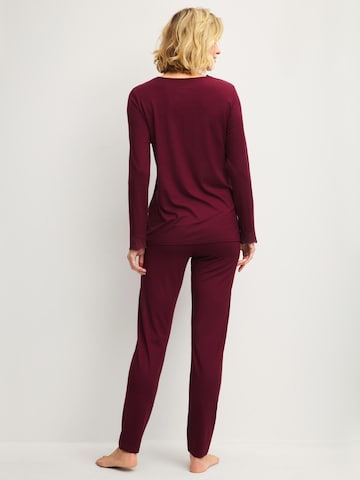 CALIDA Pajama 'Elegant Dreams' in Purple