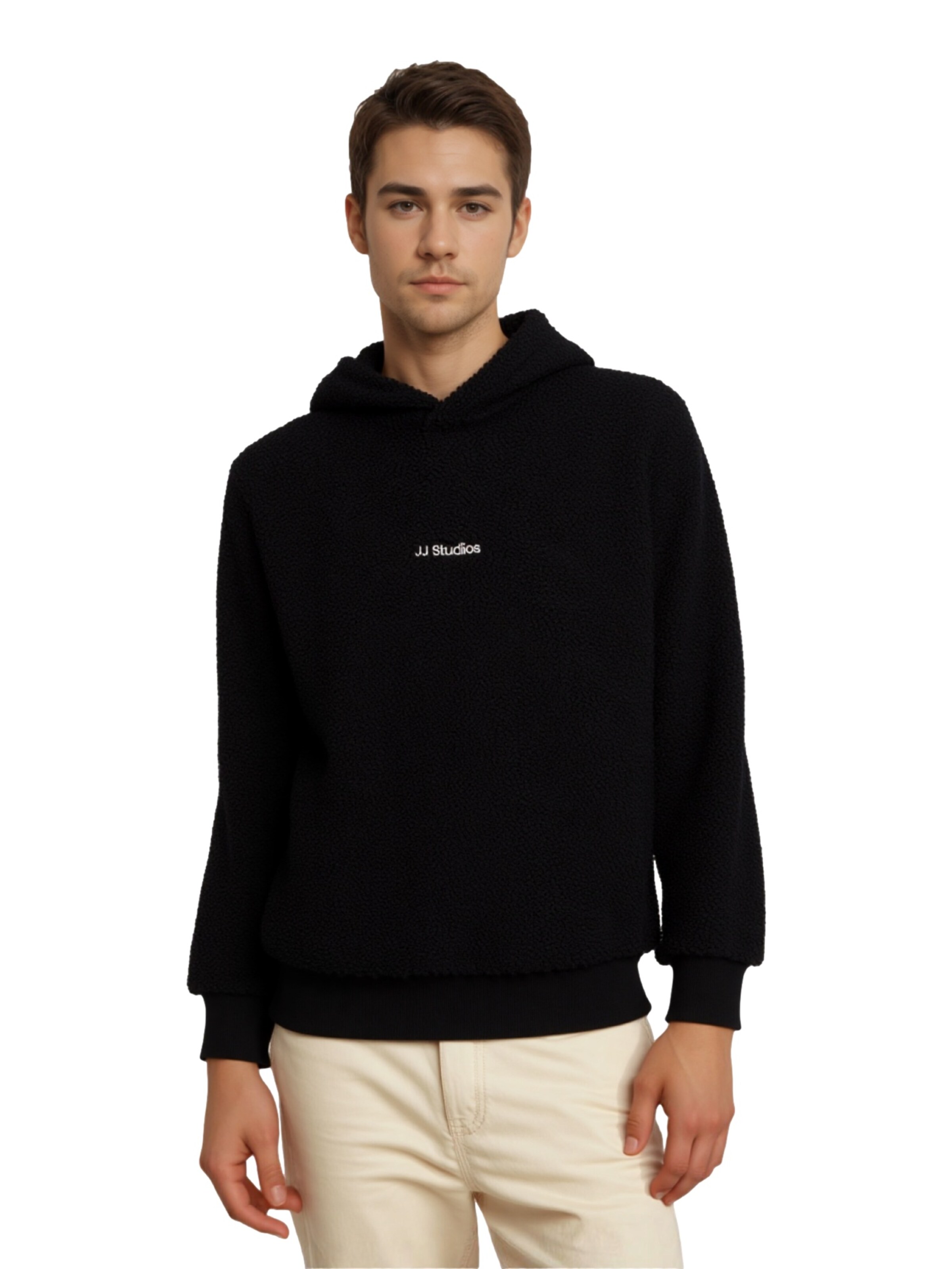 Pull-over 'JJSOHO' JACK & JONES en noir : devant