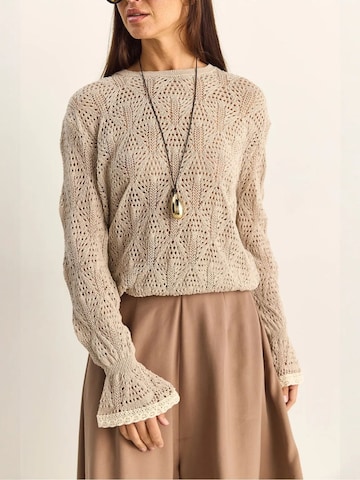 Bianco Lucci - Pullover 'Pullover' em cinzento
