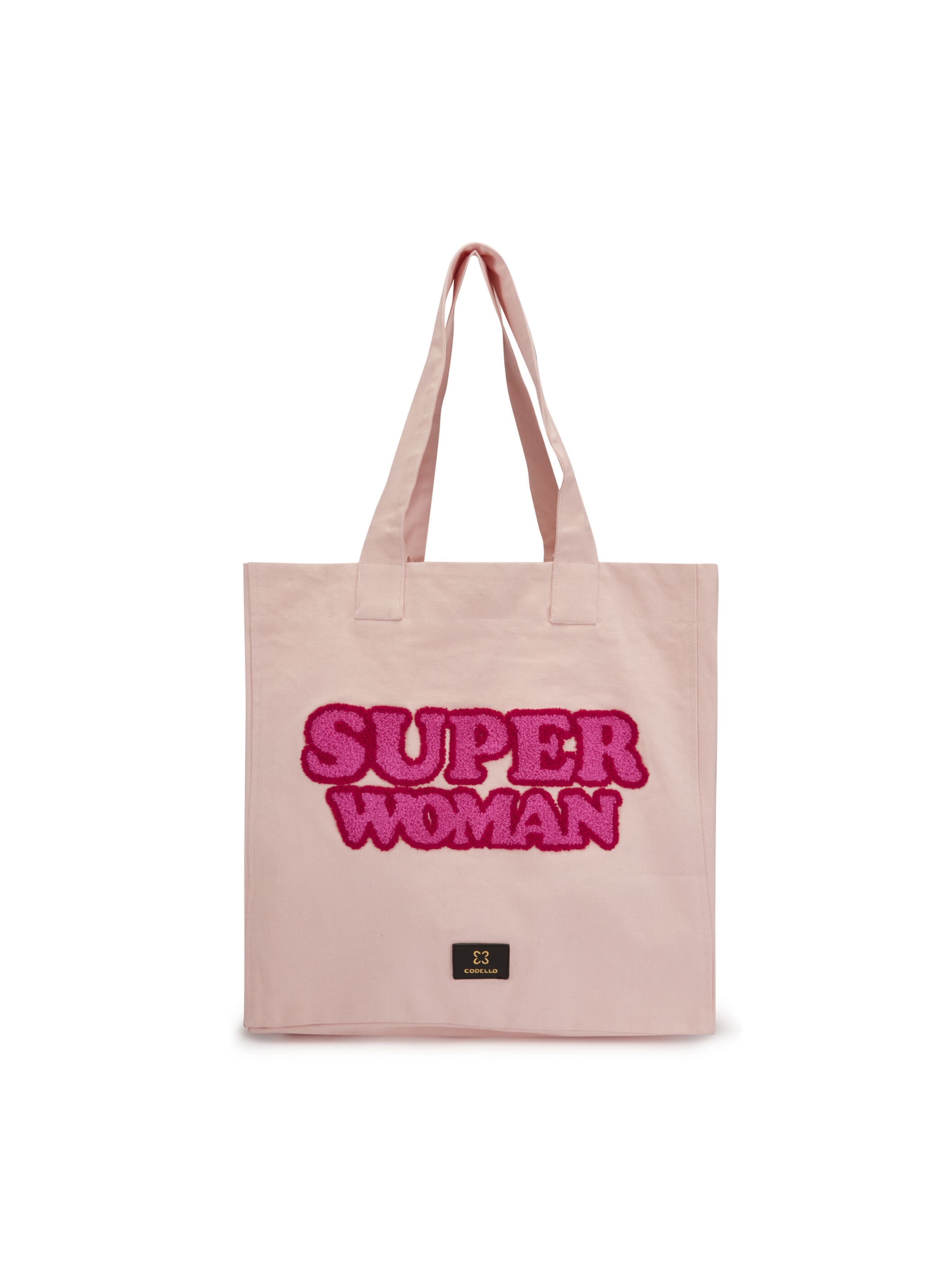 Cabas CODELLO en rose : devant