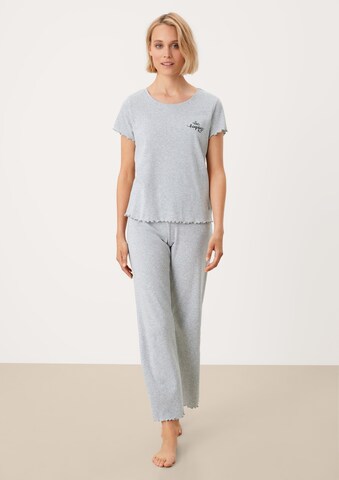 s.Oliver - Camiseta para dormir en gris
