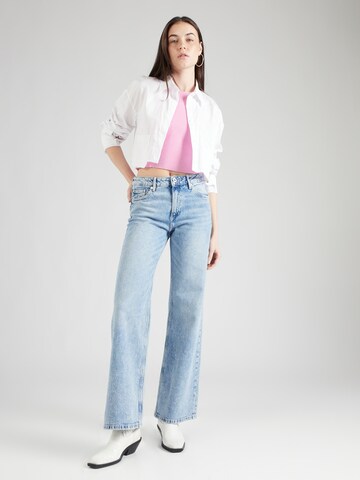 QS Wide Leg Jeans 'Catie' in Blau