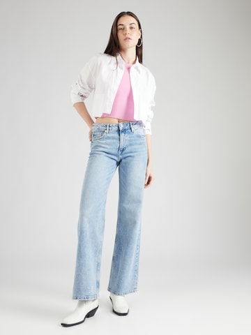 QS Wide leg Jeans 'Catie' in Blue