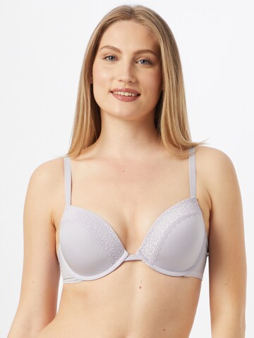 Calvin Klein Underwear Push-up Bra 'Flirty' in Purple: front