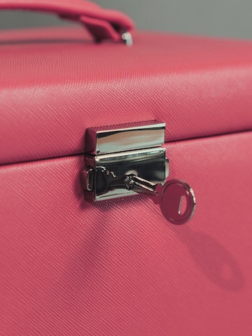 Boîte à bijoux 'JOLIE Schmuckkästchen - Kreuznarben Optik' Friedrich23 en rose