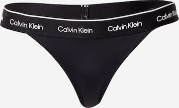 Calvin Klein Swimwear Низ бикини в Черный: спереди