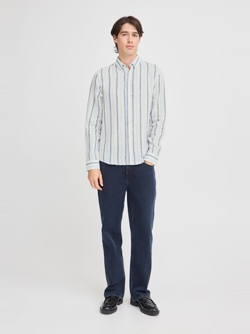 Casual Friday Regular fit Overhemd ' CFDYLAN striped ' in Blauw