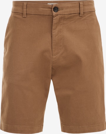 WE Fashion Chino in Bruin: voorkant