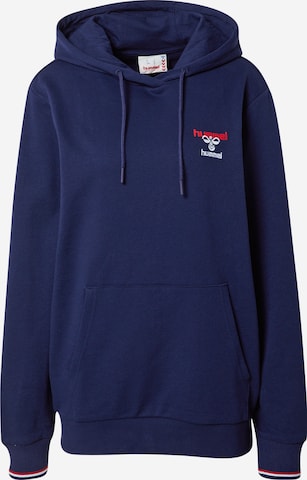 Hummel Sweatshirt 'Dayton' in Blue: front