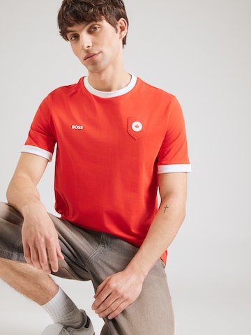 BOSS Bluser & t-shirts i rød: forside