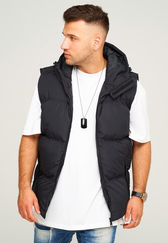 behype Vest in Black: front
