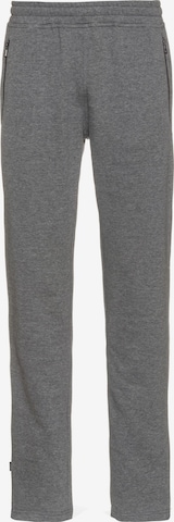 JOY SPORTSWEAR Regular Workout Pants 'Max' in Grey: front