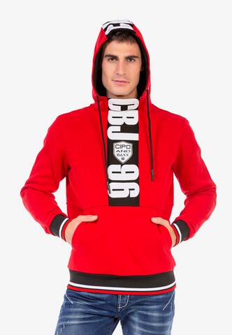 CIPO & BAXX Sweatshirt in Red