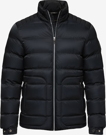 Ombre Winterjas in Zwart: voorkant