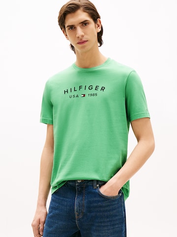 TOMMY HILFIGER Μπλουζάκι 'FATHERS DAY' σε πράσινο: μπροστά