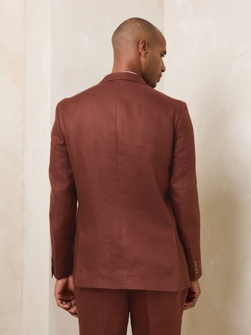 Next Slim fit Blazer 'N. Premium' in Brown