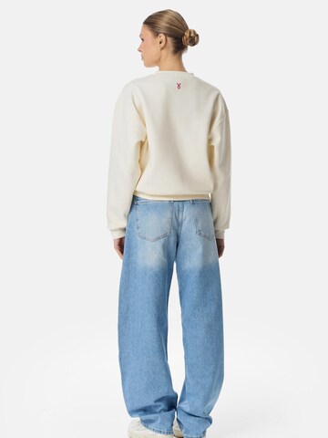 Cardio Bunny Sweatshirt 'RETRO LOGO' in Beige