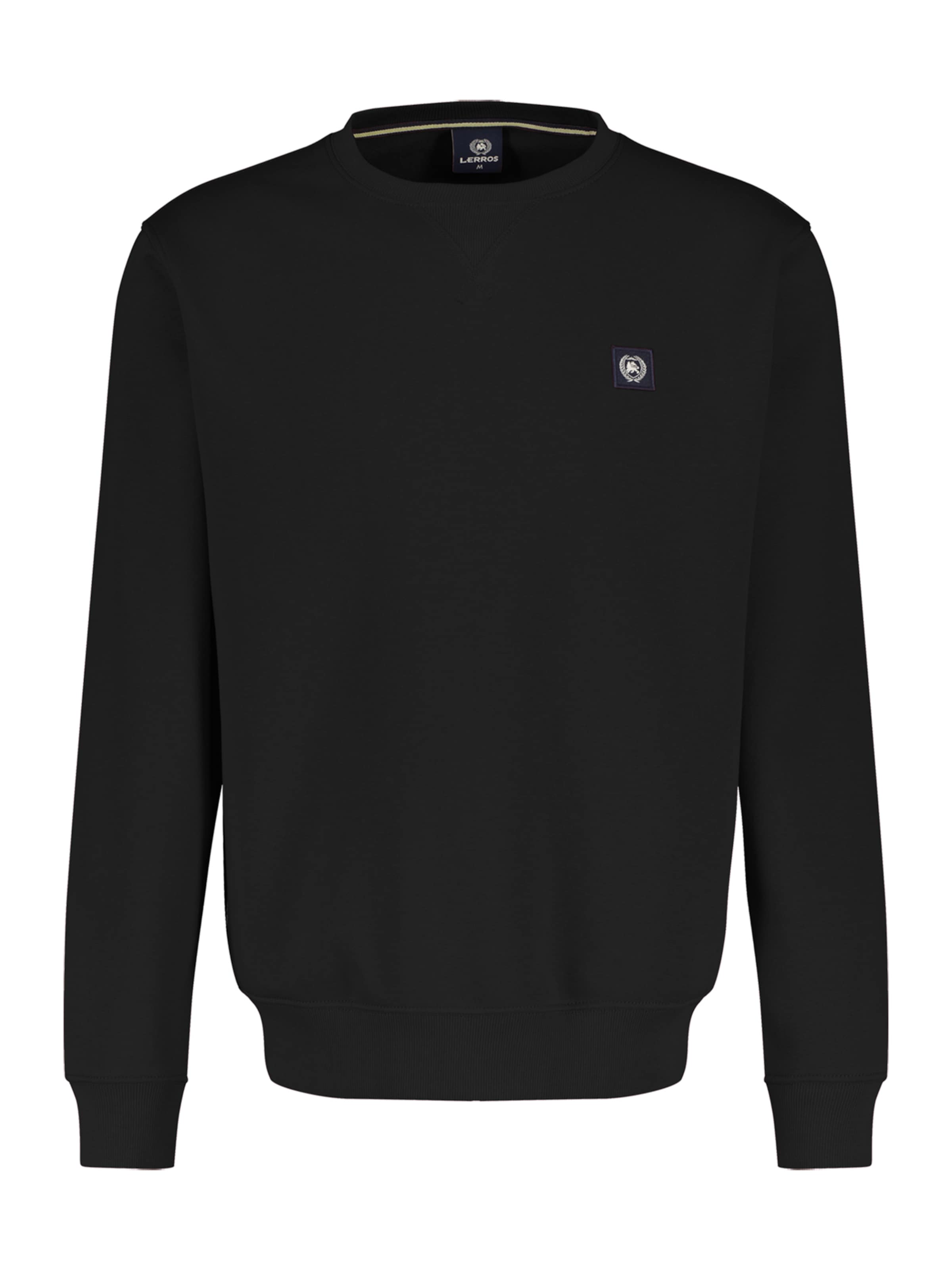 LERROS Sweatshirt 'Urbaner' in Black: front