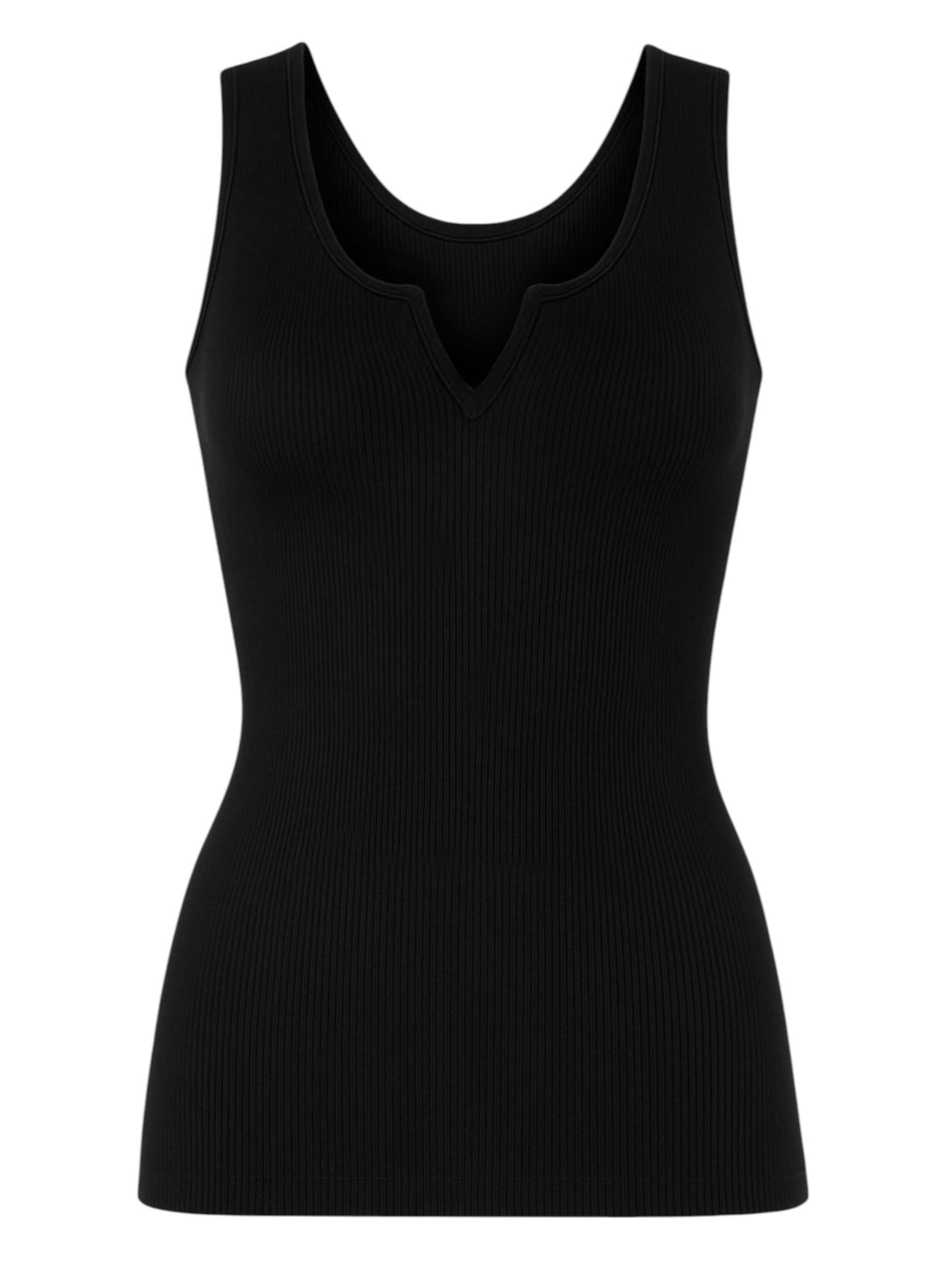 fashionshowcase Overdel 'VIVA RIB' i sort: forside