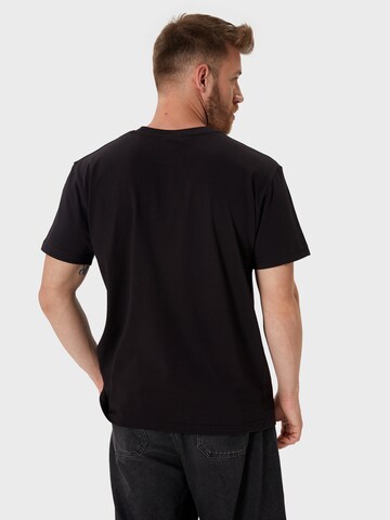 Oldskull Shirt 'Wrldvibe Time To Live' in Schwarz