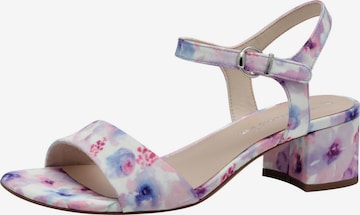 Sandales Tamaris en violet : devant