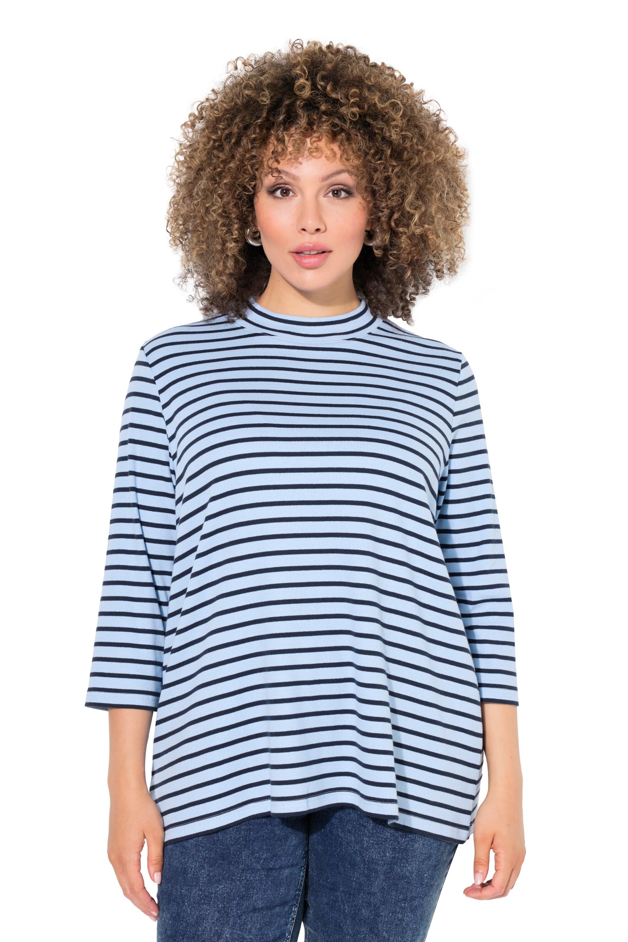 Ulla Popken Koszulka w kolorze niebieski: przód