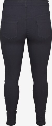 Zizzi Skinny Pants 'Jjune' in Blue