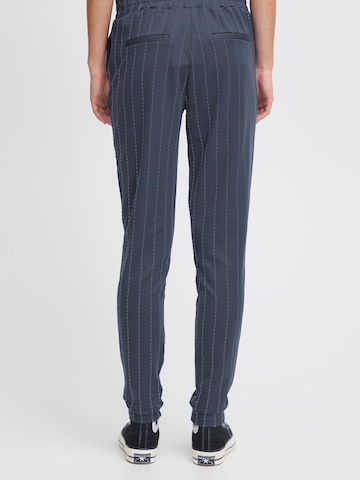 Tapered Pantaloni con pieghe 'Ruti' di ICHI in blu