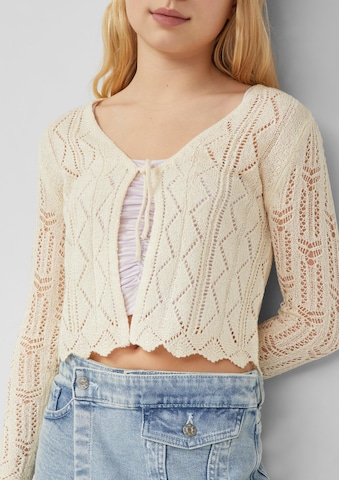 Cardigan s.Oliver en beige : devant