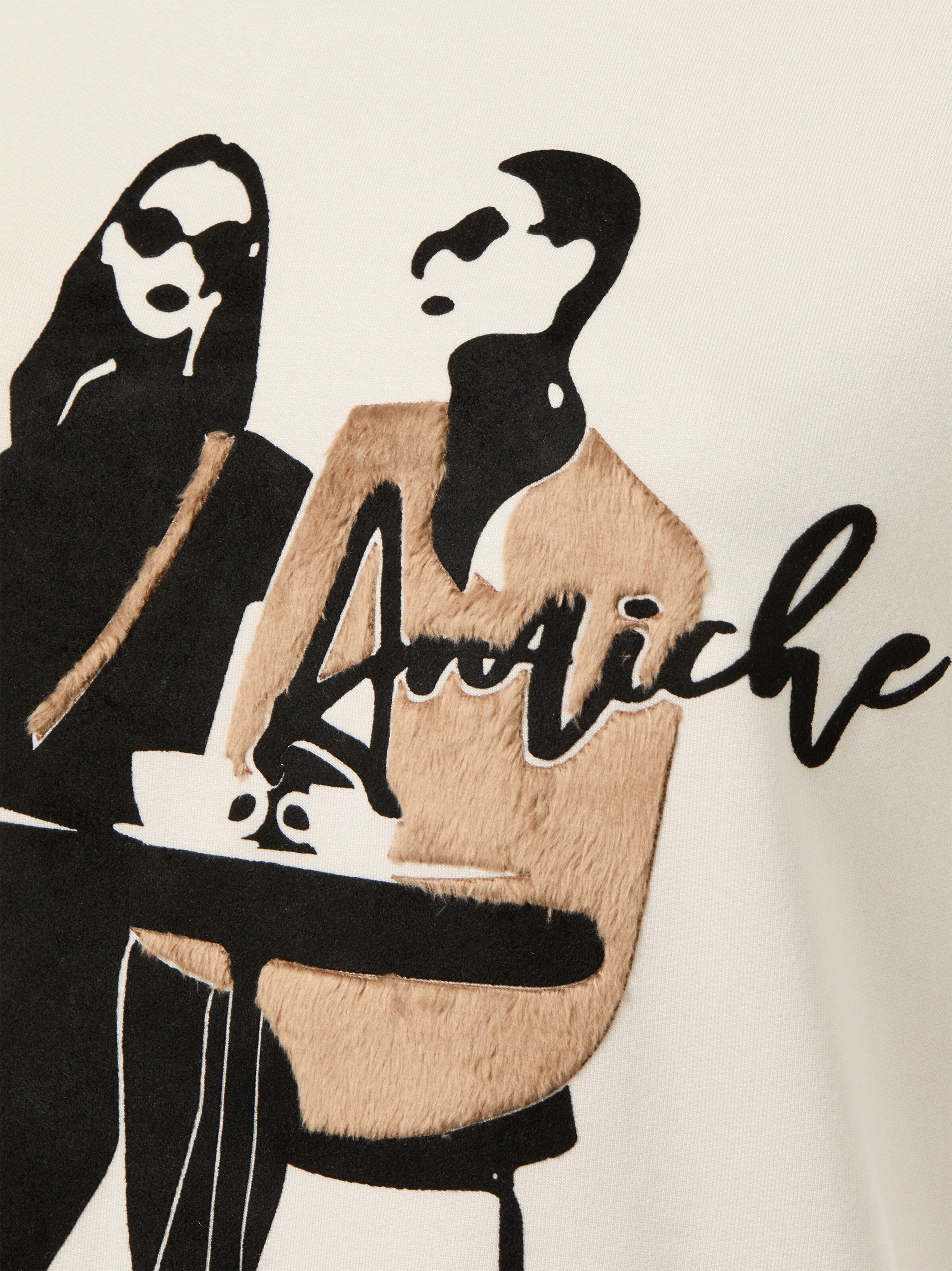 monari Langarmshirt in Weiß