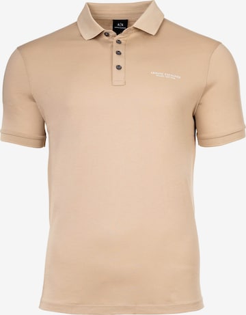 ARMANI EXCHANGE Tričko – hnědá: přední strana
